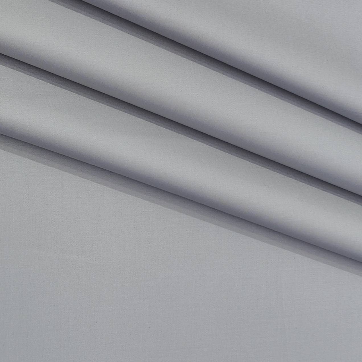 Trouser Fabric Donear Giza Cotton Plain Colour Light Silver
